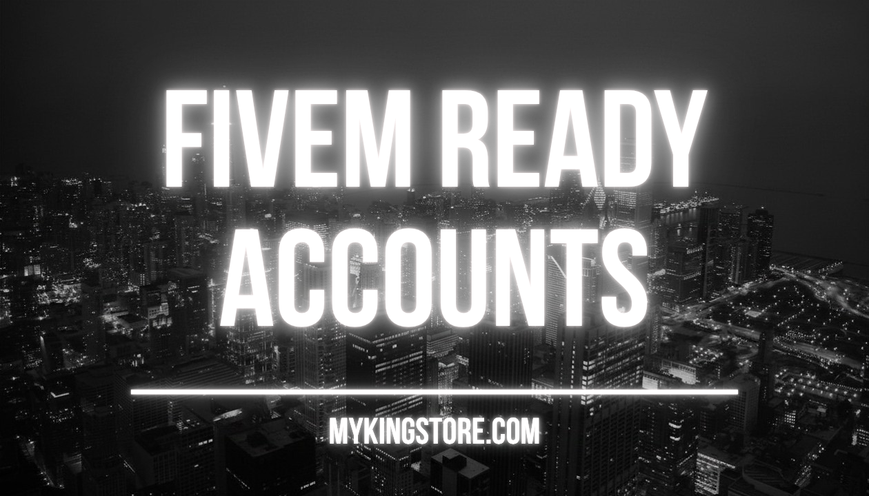 Get fresh FiveM Ready accounts instantly. Ideal for unbans and spoofers, fully compatible with FiveM servers.